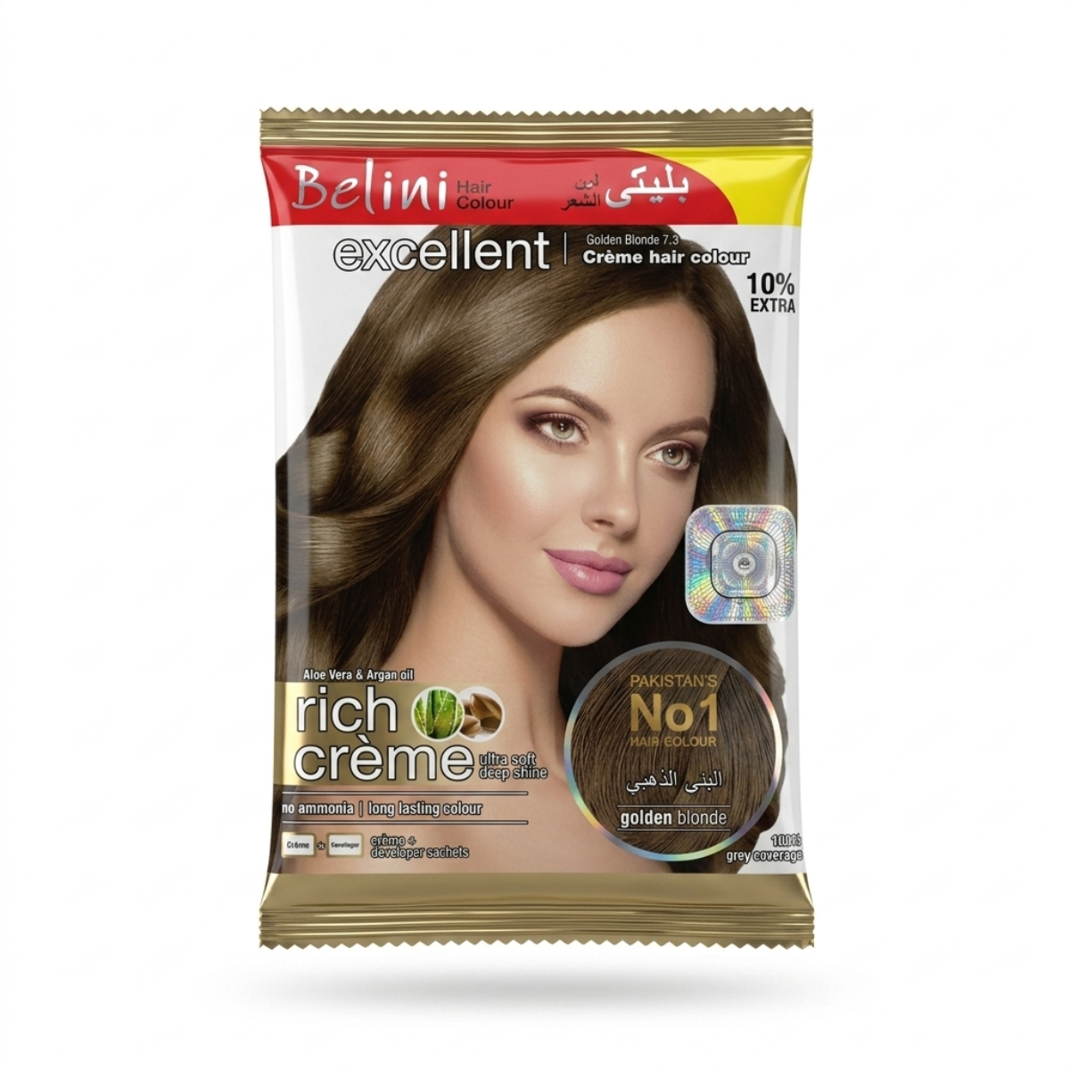 Belini Excellent Crème Hair Colour Golden Blonde 7.3